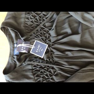 Kaari blue Ladies Blouse- Black